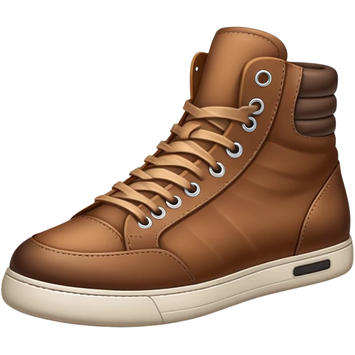 brown sneaker emoji