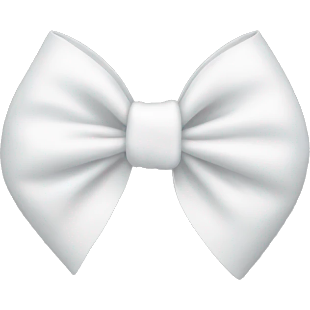 White bow emoji
