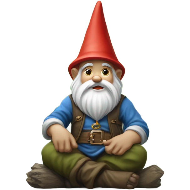 Gnome smoking blunt emoji