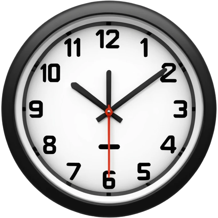 simlpe clock emoji