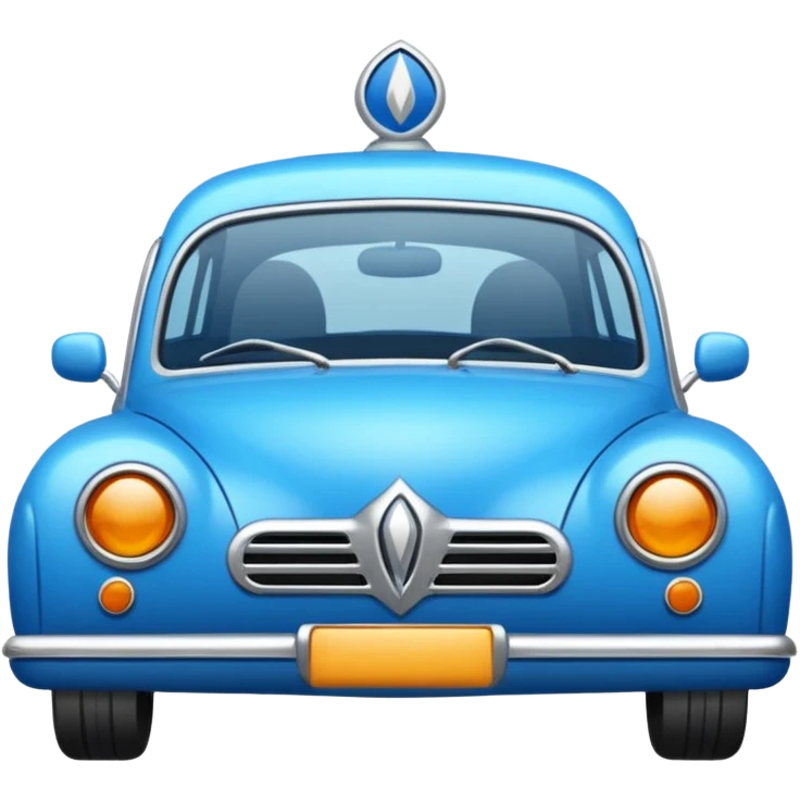 blue Indian car emoji