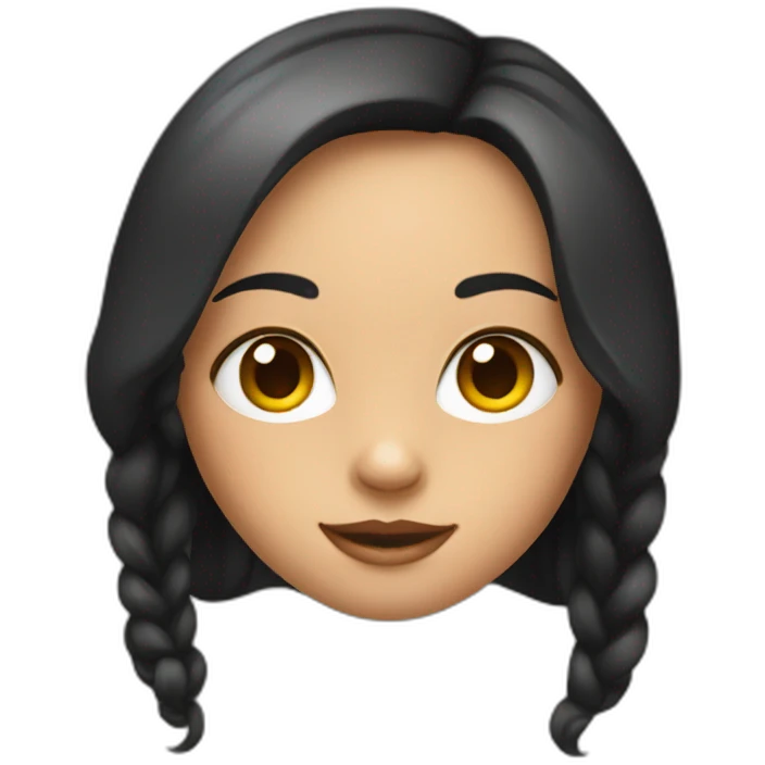 Fille noir oreille de chat emoji
