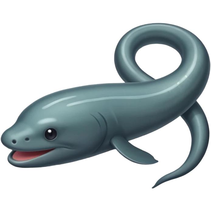 eel swimming emoji