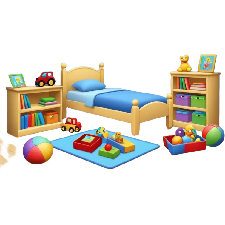 Clean kid room emoji