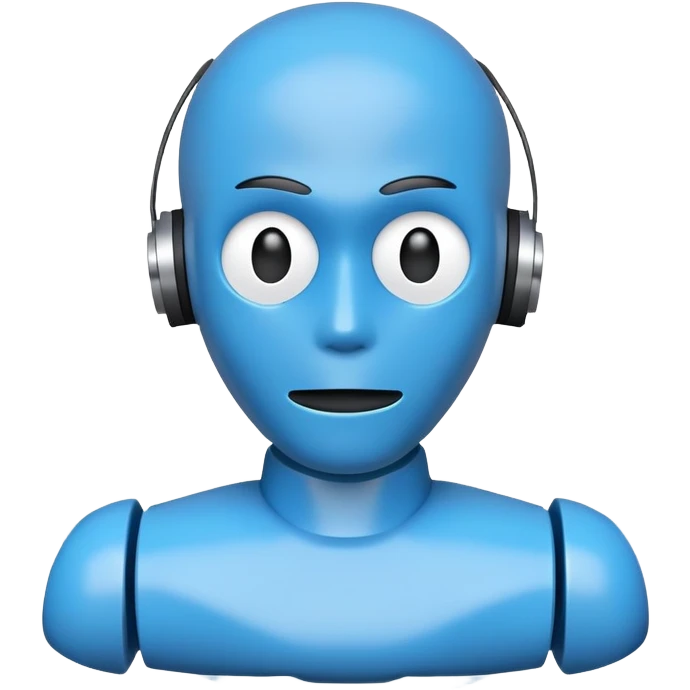 blue crash test dummy emoji