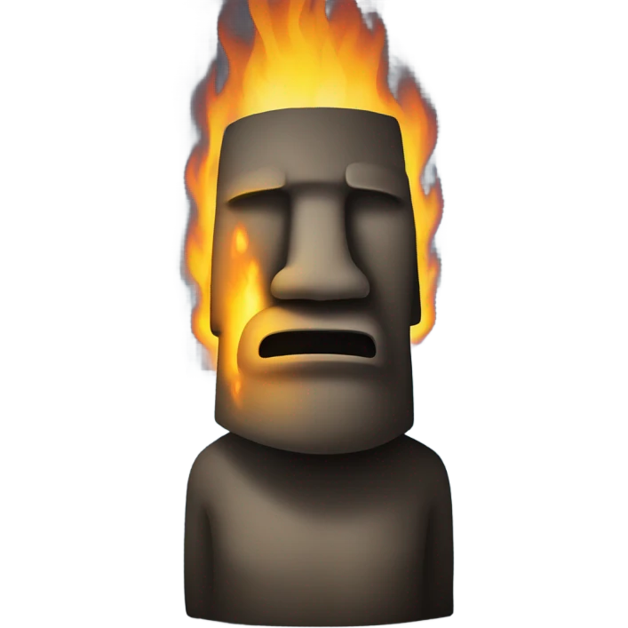 🗿🔥 emoji