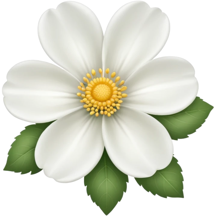White flower  emoji