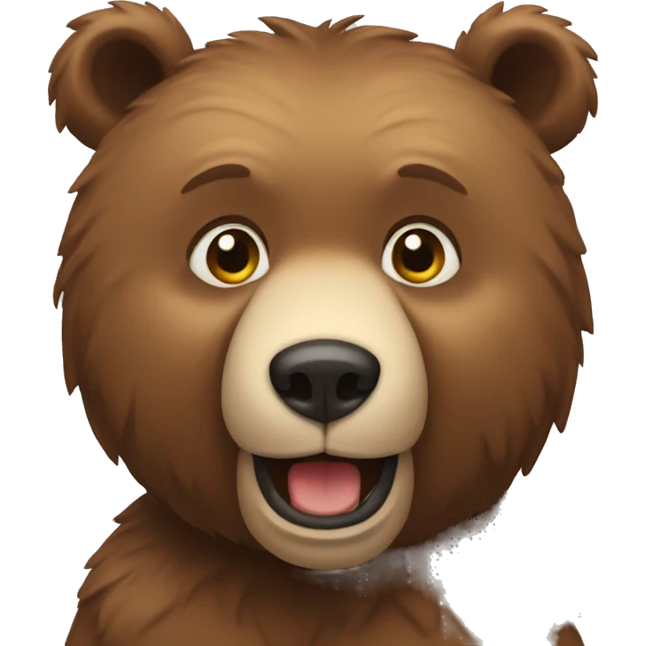 the bear emoji