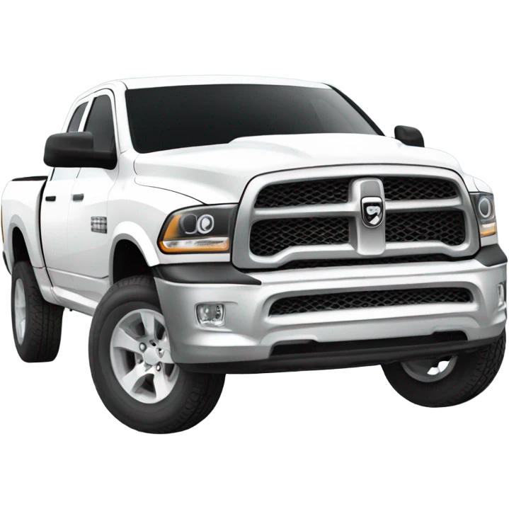 Dodge ram white emoji