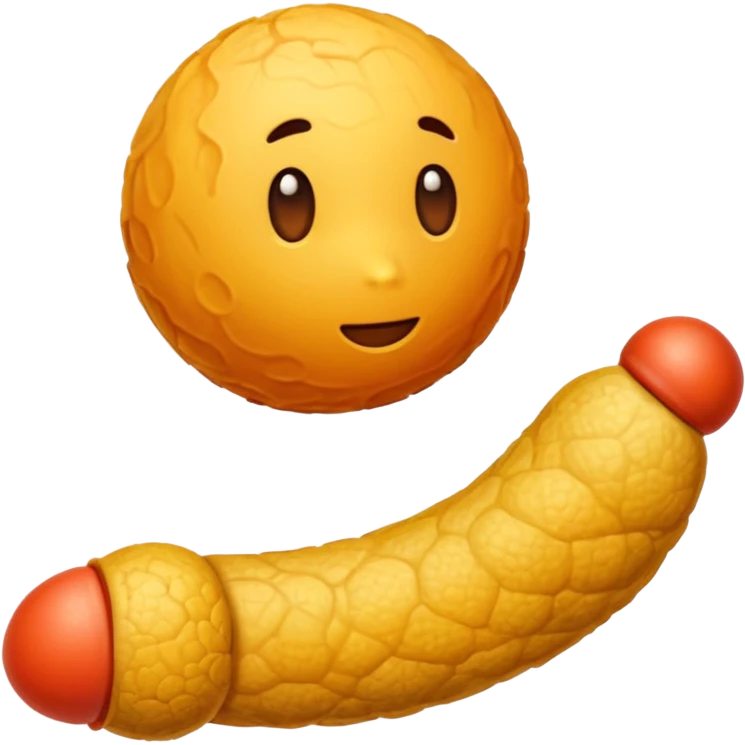 A penis with balls emoji