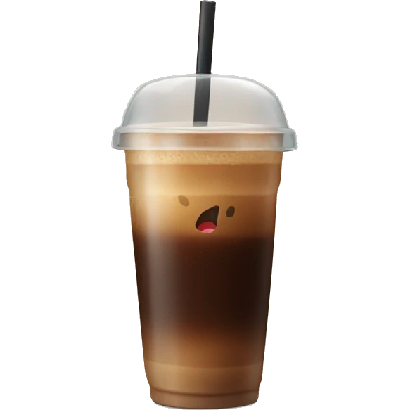 Ice coffee emoji