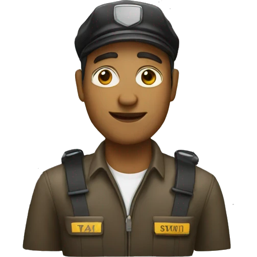Taxi driver  emoji