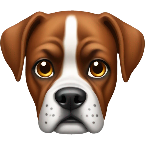 Dog Brown Boxer  emoji