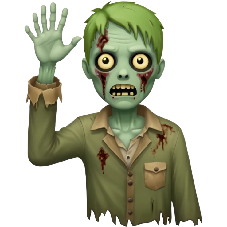 Zombie with ring overhead  emoji