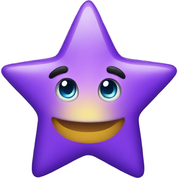 Purple star emoji