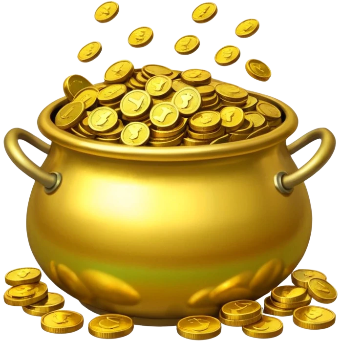 Pot of gold emoji