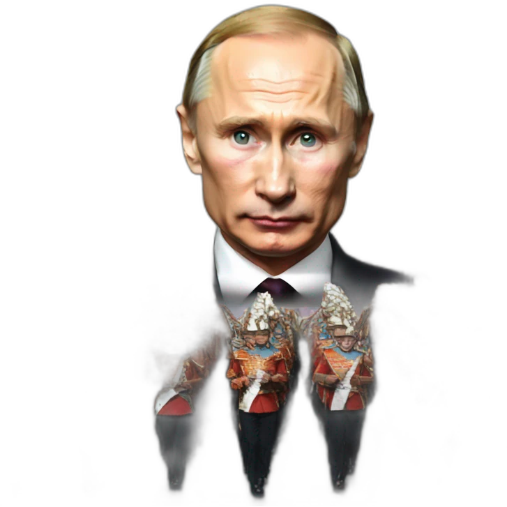 putin in parade emoji