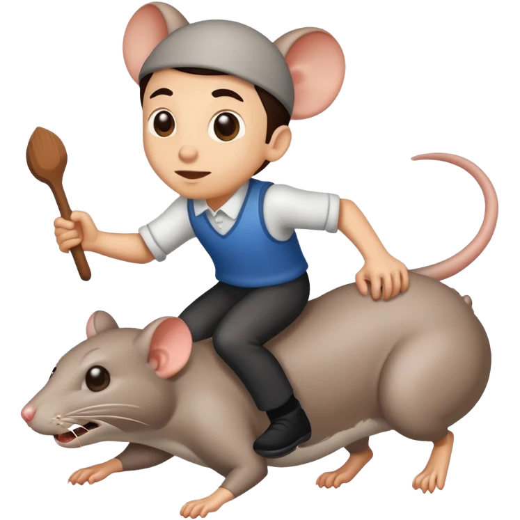 lerachuan chasing a rat emoji