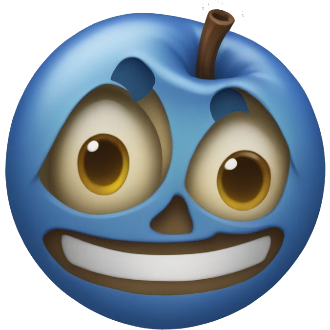 Apple Blue Raz emoji