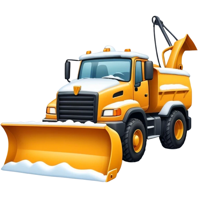 Un chasse neige emoji
