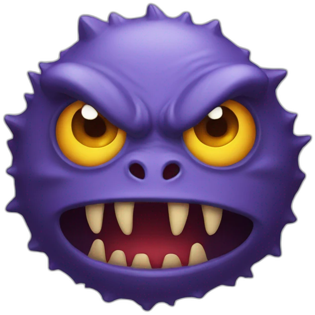 Monstre qui fait peur emoji