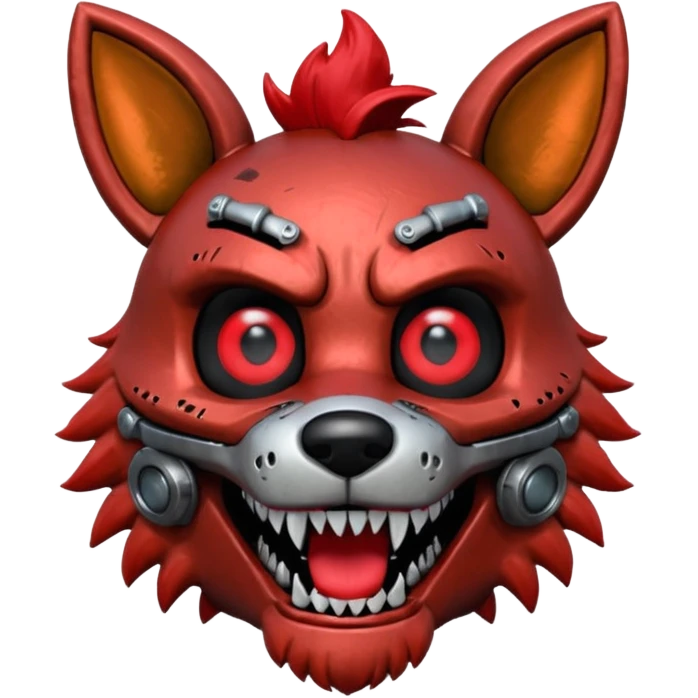 The head of Foxy of five nights at Freddy emoji