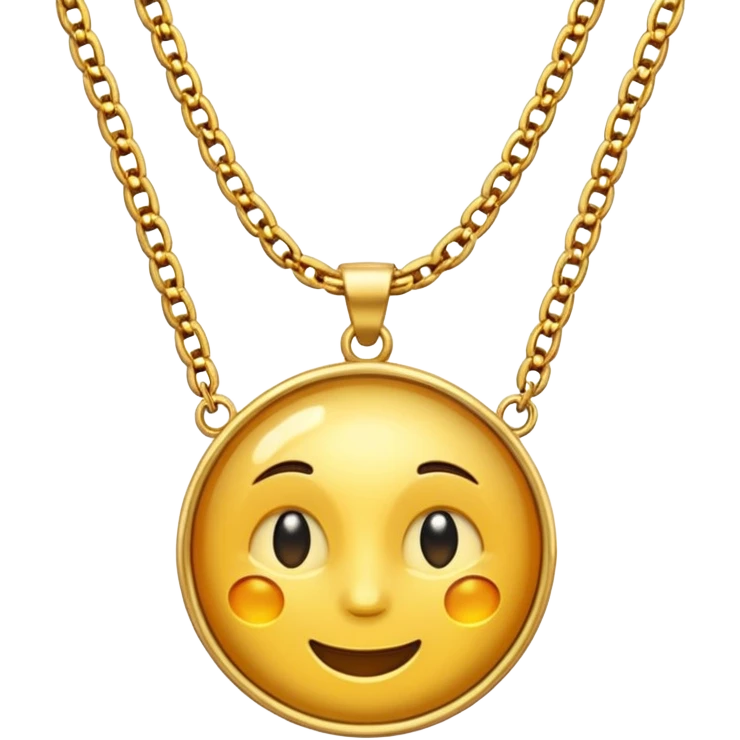 necklace in brilliant  emoji