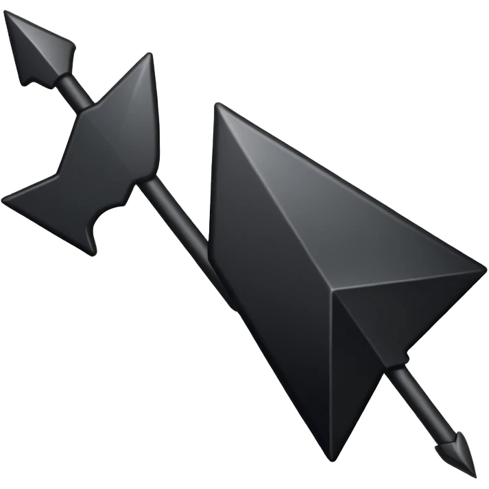 black pc cursor emoji
