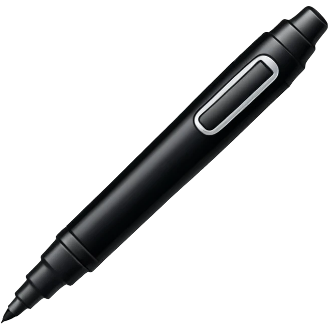 a black bold marker like a sharpie with a large tip  emoji