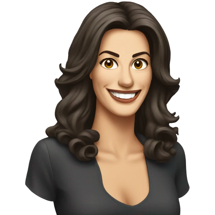 Teri Hatcher smile emoji