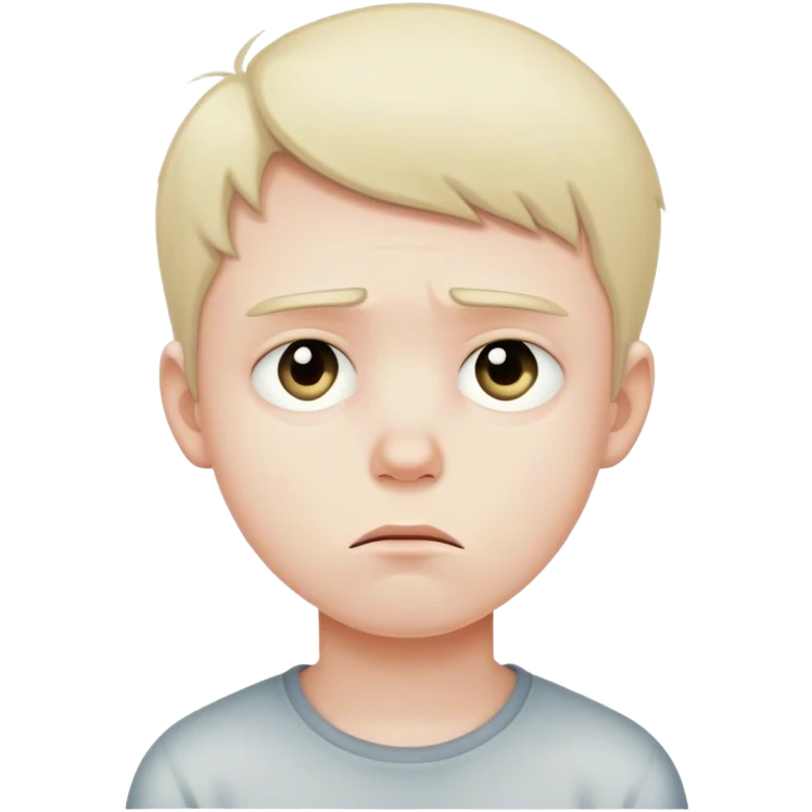 Sad boy  emoji