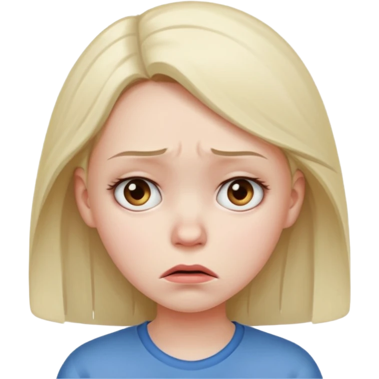 stress girl emoji