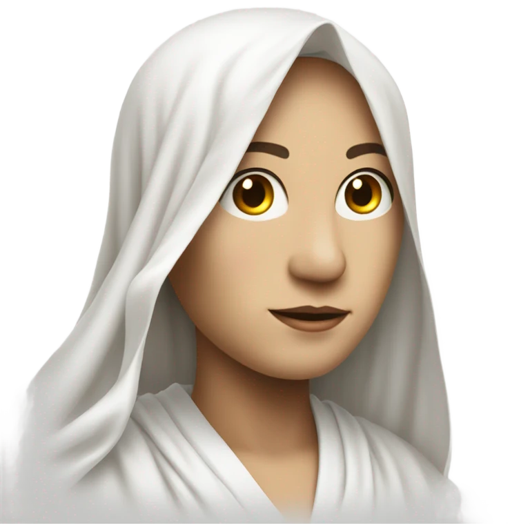 White robed figure emoji