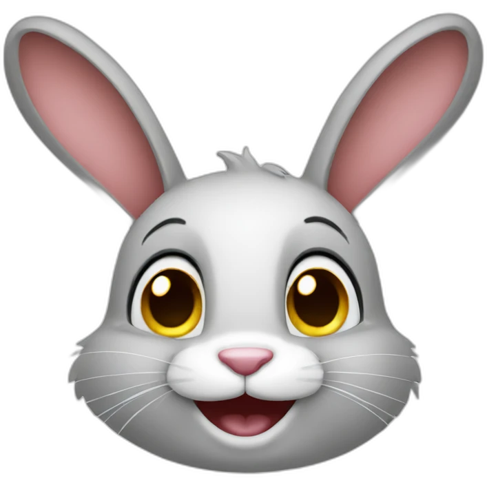 rabbit smile emoji