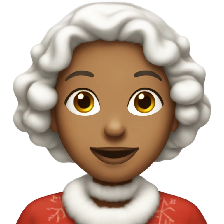Merry Christmas Mrs. Claus emoji