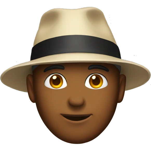 classic hat emoji