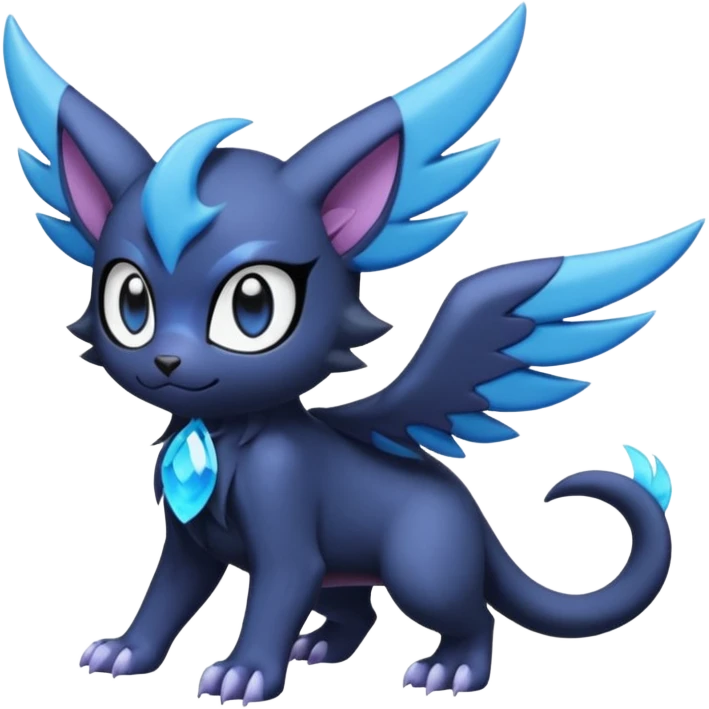 Luxray-Absol-Noibat-Dewott-fusion emoji