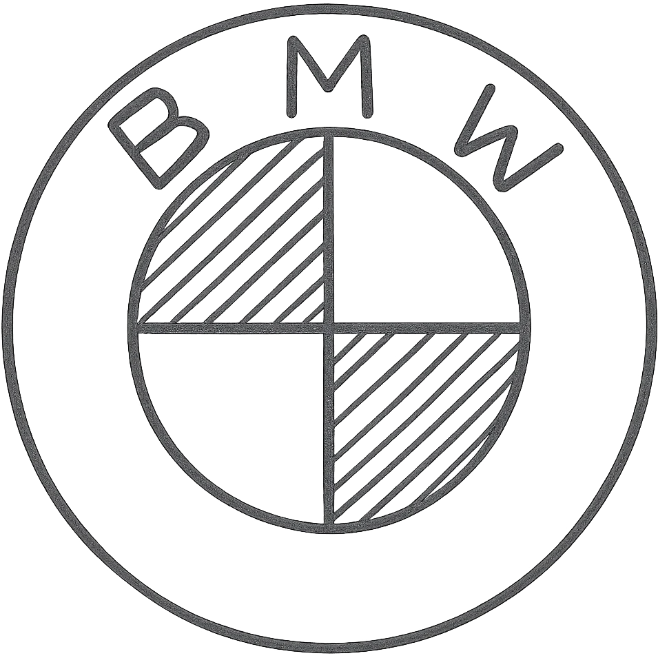 BMW logo black with background emoji