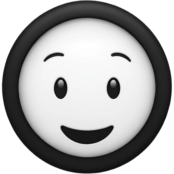 Hazme el emoji del mundo pero en blanco y negro emoji