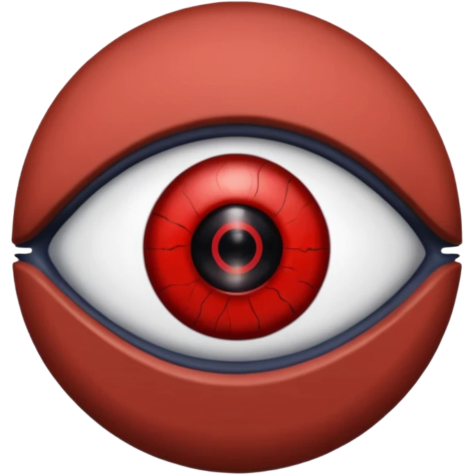 اصنع ايموجي لعين شارينغان مانغيكيو لشخصية اوبيتو اوتشيها من انمي ناروتو emoji