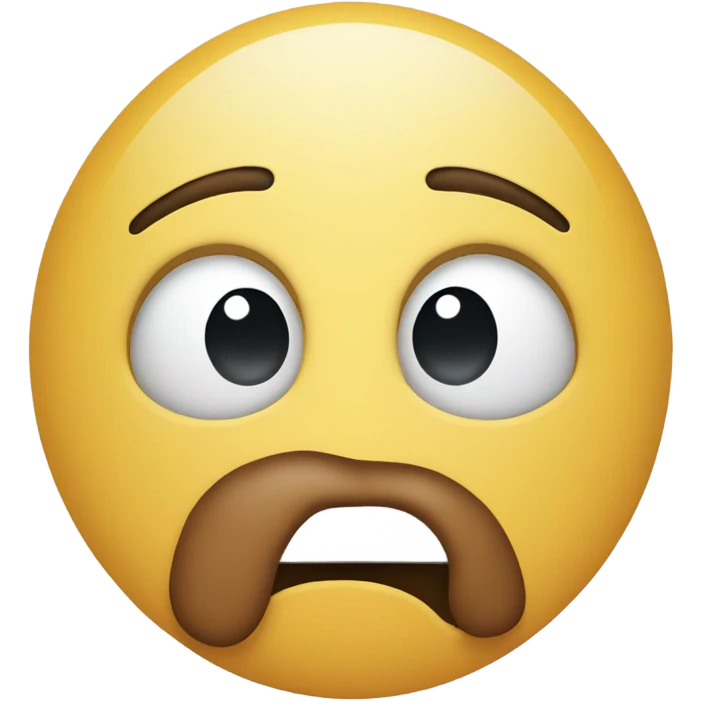 Shocked face with hand over mouth emoji
