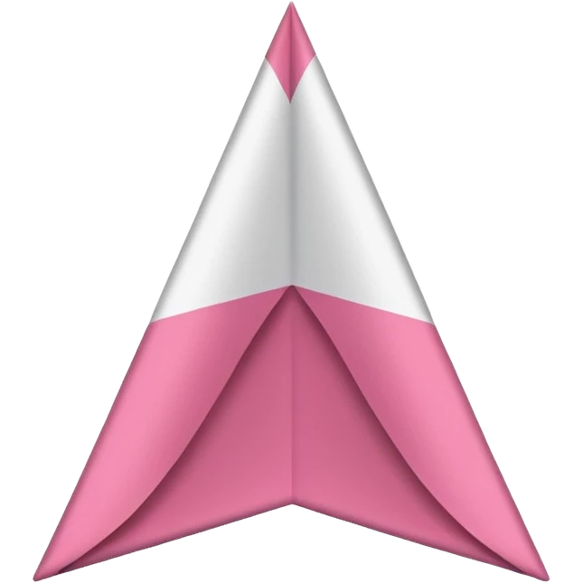 Pink triangle flag emoji