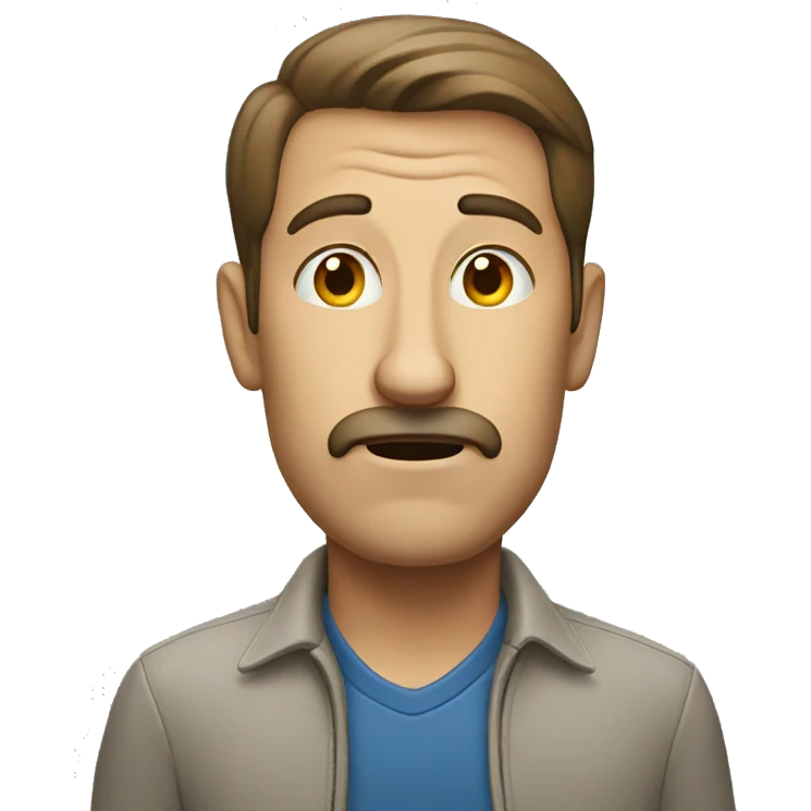 man thinking emoji