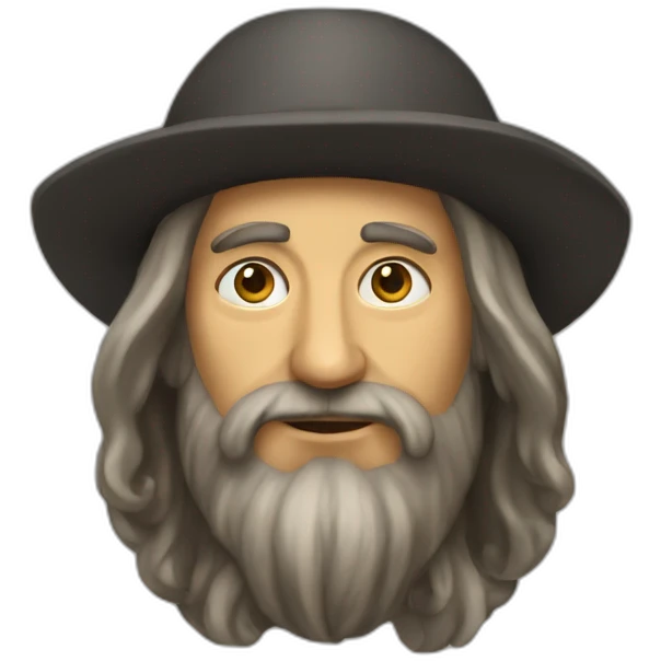 Leonard de vinci emoji