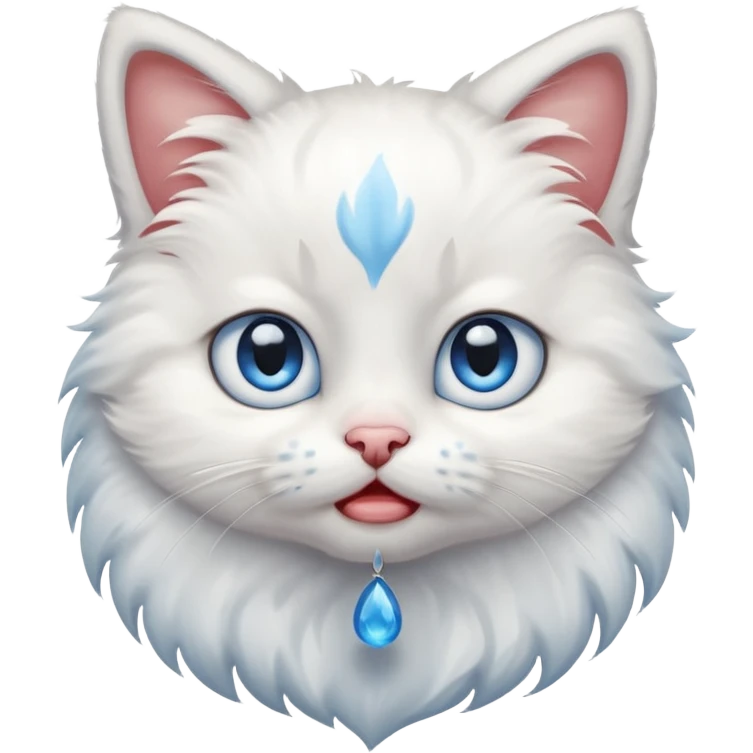 Crying kitty emoji