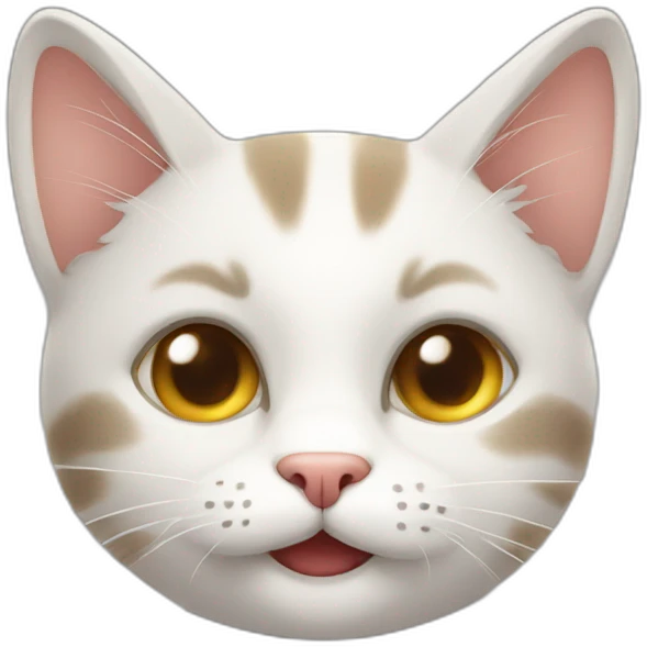 Playful cat emoji