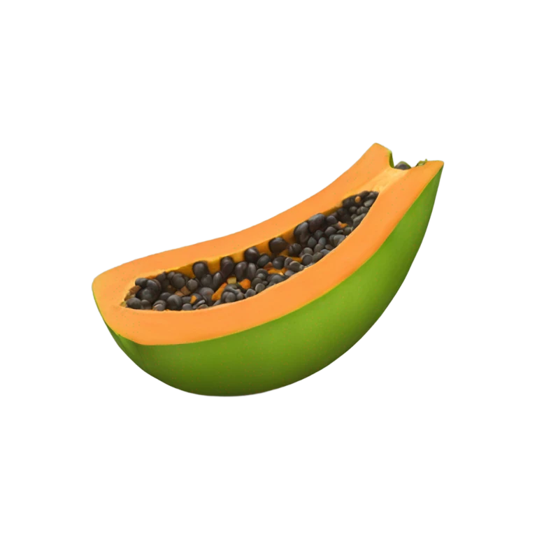 Papaya emoji