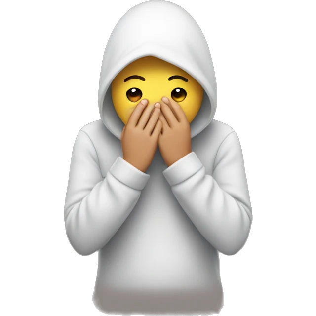 Shy person covering their face emoji