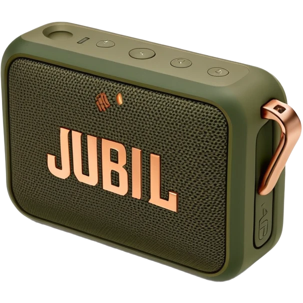 JBL Go Clip 4 bluetooth speaker in camouflage pattern emoji