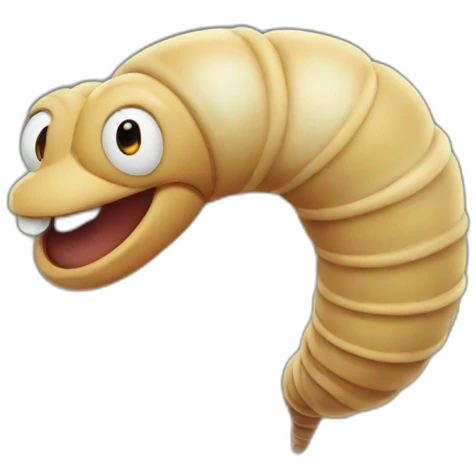 worm emoji